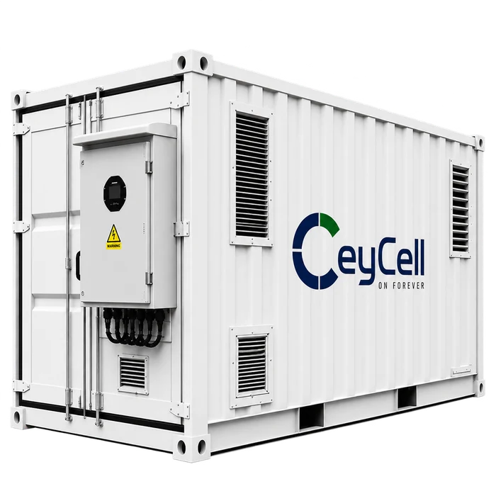 Original CeyCell 50 kW energy storage product photograph